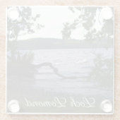 スワンズオンローモンド ガラスコースター (裏面)