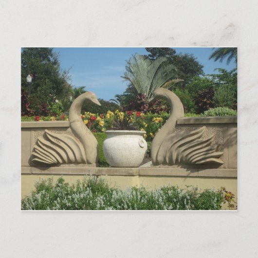 スワンズガードホリス庭園 ポストカード (正面)