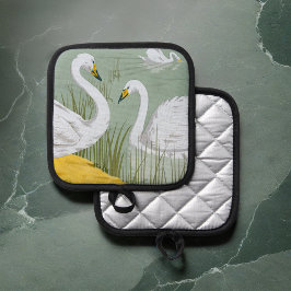 スワンズバイヴェルヌイユ 鍋敷き