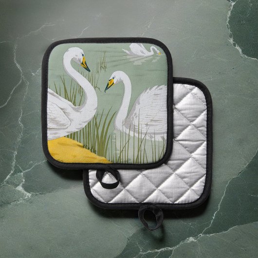 スワンズバイヴェルヌイユ 鍋敷き