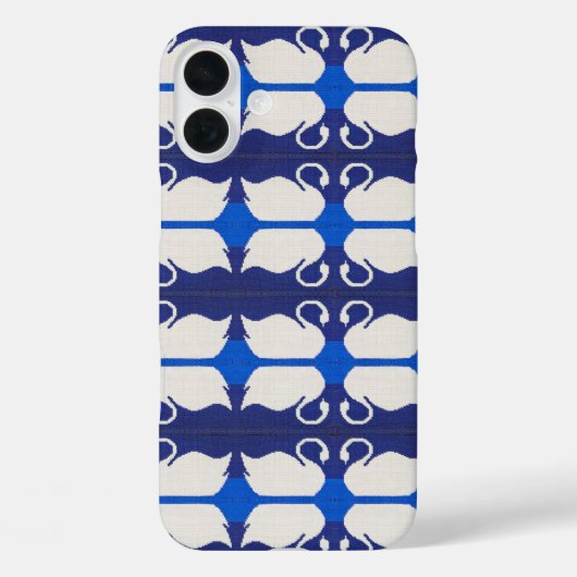 スワンズリフレクションズインレイクアーティザンクロシェプリント Case-Mate iPhoneケース (裏面)