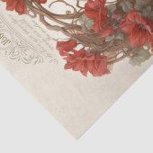 スワンズヴィンテージみすぼらしいシックなフローラデコパージュ 薄葉紙 (詳細)