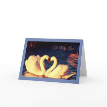 スワンズ記念日カード(青縁ど)