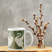 スワンズ鳥虹彩リードWalter Crane コーヒーマグカップ