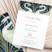 スワンズ2日の保存結婚式招待状 招待状