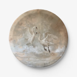 スワンズ – ラウンド紙プレート ペーパープレート