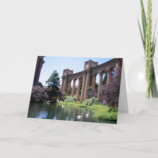 スワンソングズパレスファインアートSFノートカード カード (正面)