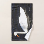 スワンタオルセットをミュート バスタオルセット (ハンドタオル)