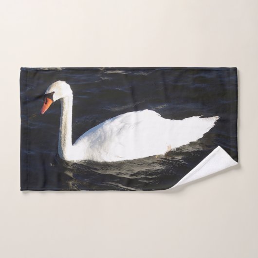 スワンタオルセットをミュート バスタオルセット (ハンドタオル)