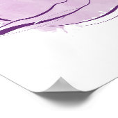 スワンダイビングピルテスポーズピルミニマルテズポーズ ポスター (角)