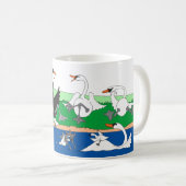 スワンナトーク？ コーヒーマグカップ (正面右)