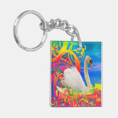 スワンネストキーチェーン キーホルダー (正面左)