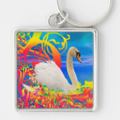 スワンネストキーチェーン キーホルダー (正面)