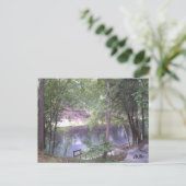 スワンネ川の下の白い春Fl. ポストカード (スタンド正面)