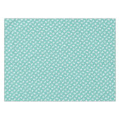 スワンバースデーパーティーティール（緑がかった色） テーブルクロス (正面(横))