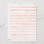 スワンピンクエレガントプリンセス誕生日パーティー 招待状 (裏面)