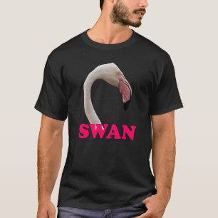 スワンピンクFlamingo混乱いたずらミームアダルトフモ Tシャツ
