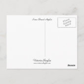 スワンブランドのリンゴ ポストカード (裏面)