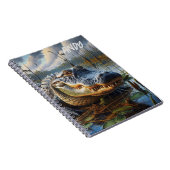 スワンプスパイラル写真ノートブック 巨大なワニ ノートブック (右側)