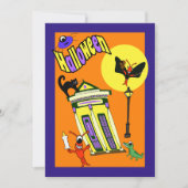 スワンプモンスターケージャンハロウィーン 招待状 (正面)