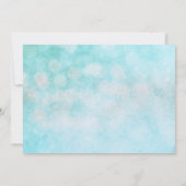 スワンプリンセスグリッターバースデーパーティ招待状 招待状 (裏面)