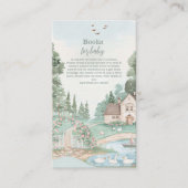 スワンプリンセスブックベビー エンクロージャーカード (正面)