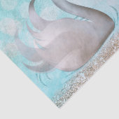 スワンプリンセスブルー金ゴールドグリッタースパークルストーリーブック 薄葉紙 (詳細)