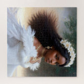 スワンプリンセスメラニン美しい ジグソーパズル (横)