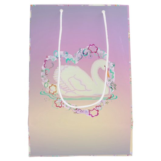 スワンプリンセス抱き枕 ミディアムペーパーバッグ (裏面)