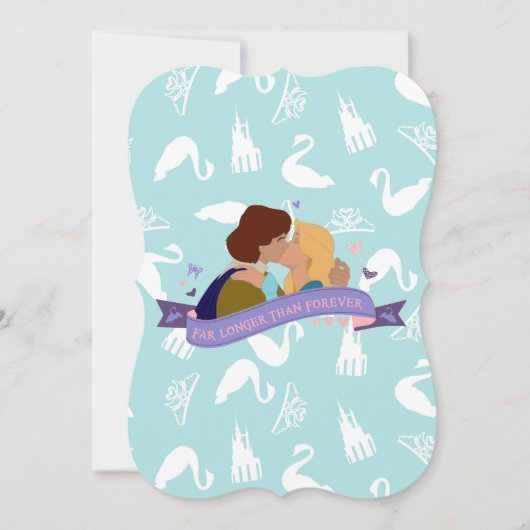 スワンプリンセス誕生日カード招待状 招待状 (正面)