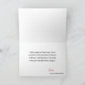 スワンプリンセス誕生日サンキューカード、スワンレイク カード (内部)