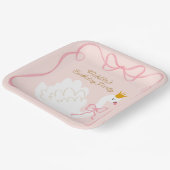 スワンプリンセス誕生日 ペーパープレート (傾斜あり)