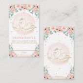 スワンプリンセス赤面ピンクフローラオムツラフレエンクル エンクロージャーカード (正面/裏面)