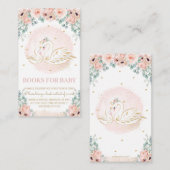 スワンプリンセス赤面ピンクフローラブックスベビーEnc エンクロージャーカード (正面/裏面)