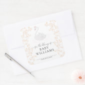 スワンプリンセス 図書館 ブックプレート ステッカー (封筒)