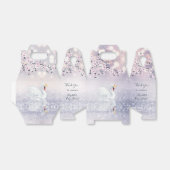 スワンプリンセス |女の子の赤ちゃんシャワー |ありがとうございます フェイバーボックス (折り畳みなし)