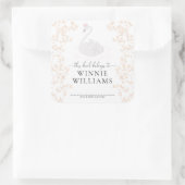 スワンプリンセス 本のしおりシール スクエアシール (バッグ)