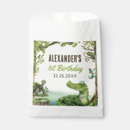 スワンプ爬虫類第1誕生日パーティー フェイバーバッグ