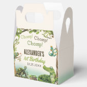 スワンプ爬虫類第1誕生日パーティー フェイバーボックス (オープン)