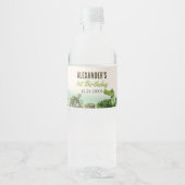 スワンプ爬虫類第1誕生日パーティー ペットボトルラベル (正面)