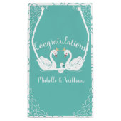 スワンベビーシャワーヴィンテージ スモールペーパーバッグ (裏面)