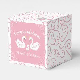 スワンベビーシャワーヴィンテージ フェイバーボックス