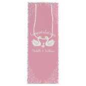 スワンベビーシャワーヴィンテージ ワインギフトバッグ (正面)