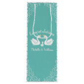 スワンベビーシャワーヴィンテージ ワインギフトバッグ (正面)