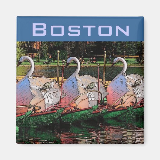 スワンボーツマグネット マグネット (正面)