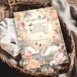 スワンレイクガーデンおむつラッフル エンクロージャーカード