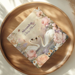 スワンレイクガーデンベビーシャワー スタンダードカクテルナプキン