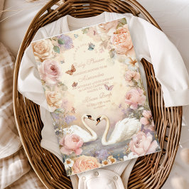 スワンレイクガーデンベビーシャワー 箔招待状