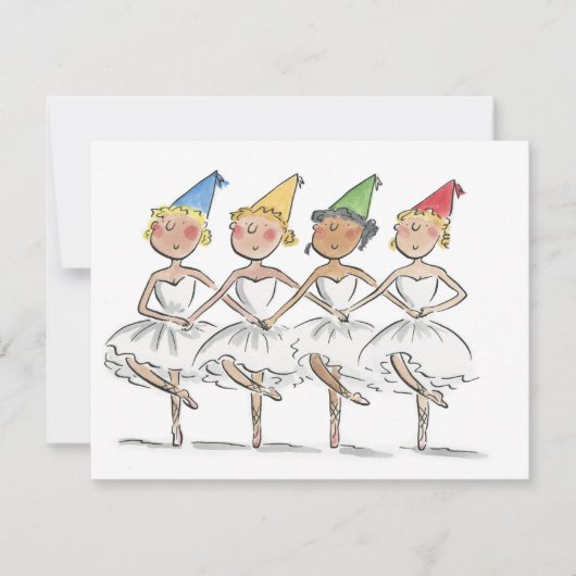 スワンレイクパーティー 招待状 (正面)