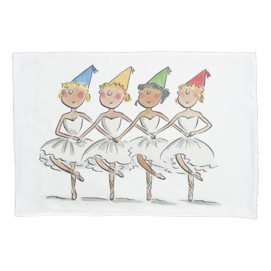 スワンレイクパーティー 枕カバー (正面)